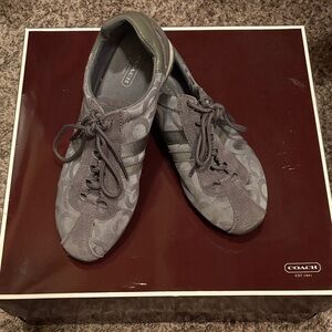 Coach Women’s Gray Patterned Sneakers